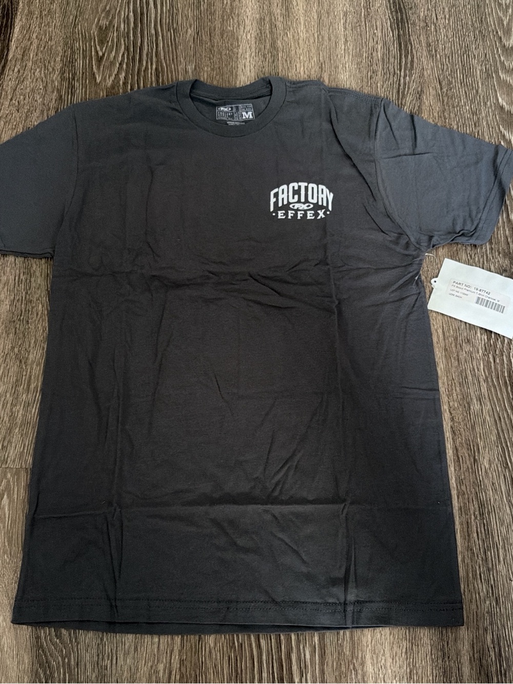 NWT Factory Effex Charcoal "Made For The Ride" Moto Tee